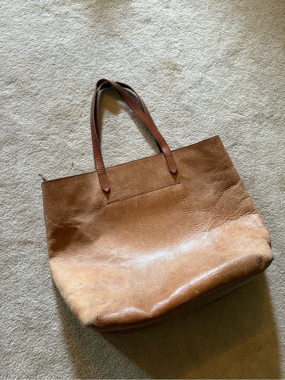 Madewell Leather Tote Bag